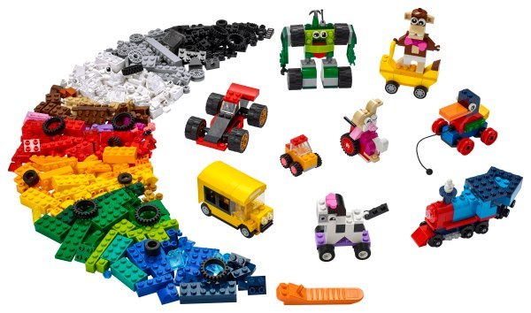 LEGO® Classic - Steine auf Rädern